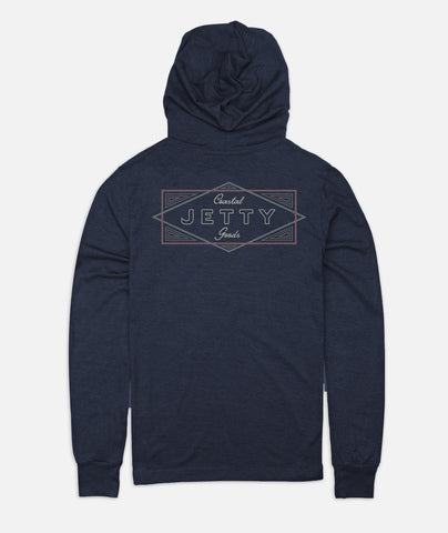 Legacy Tee Hoodie - Navy