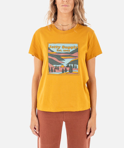 Hillside Tee - Mustard