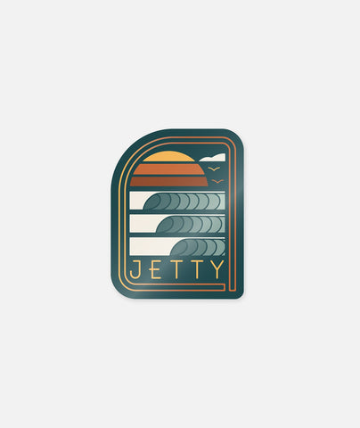 Sunup Sticker - Teal