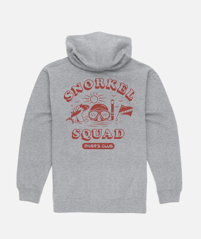 Grom Snorkel Squad Hoodie - Heather Grey